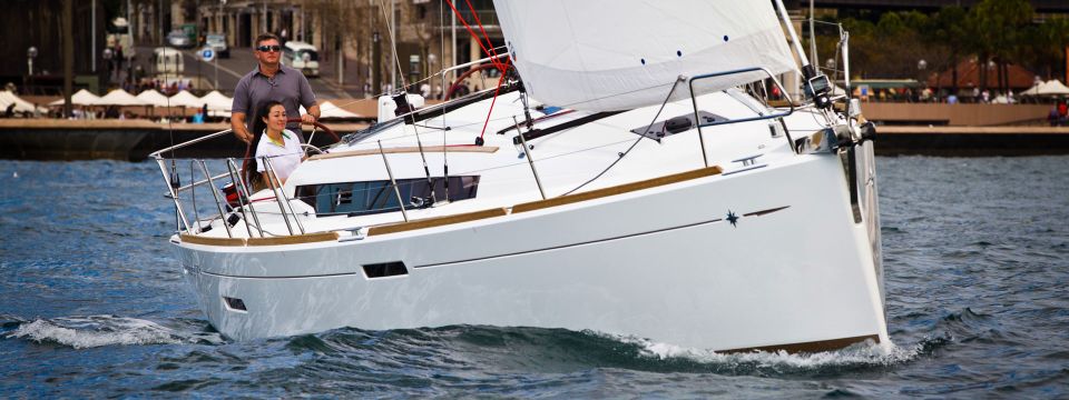 Werftaufnahme der Sun Odyssey 389, von Max leider noch keine eignen Segelbilder