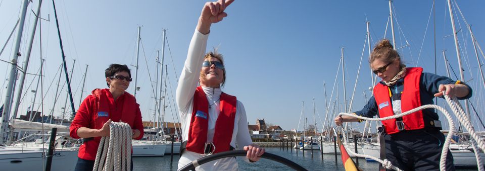 Frauen Skippertraining Sicherheit gewinnen ab Heiligenhafen