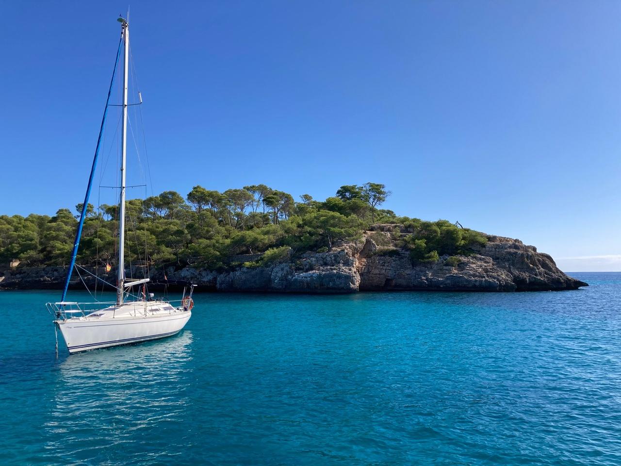 Törnbericht 1: Cala Mondragó am Morgen