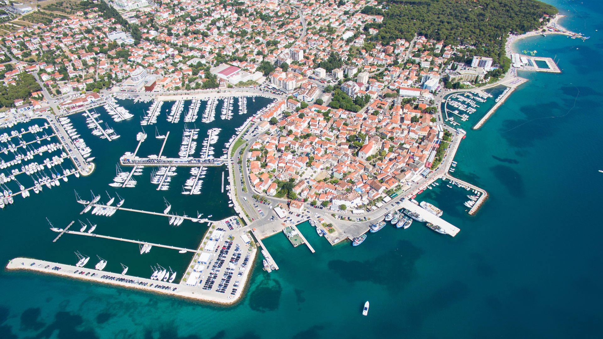 Törnvorschlag 4 ab Rogoznica: Hafen von Biograd